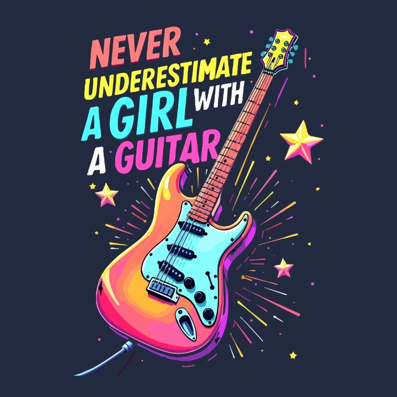 Mädchen mit Gitarre