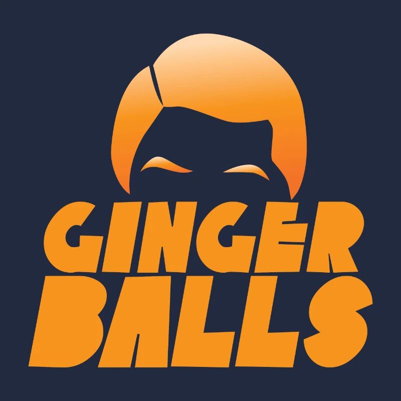 Ingwerkugeln mit dem lodernden roten Haar