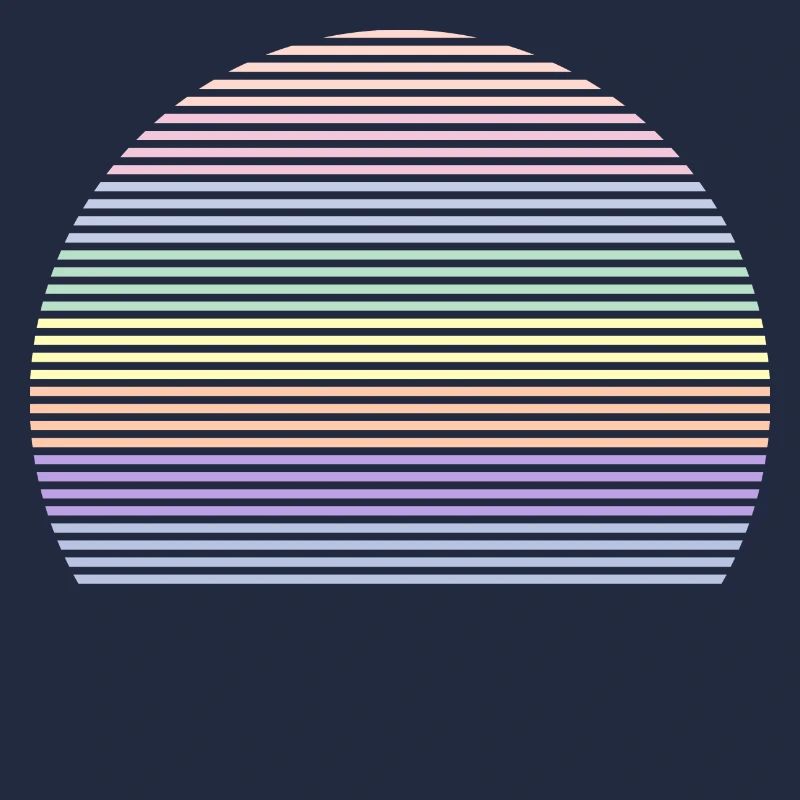 Forme de symbole de couleurs pastel arc-en-ciel rétro
