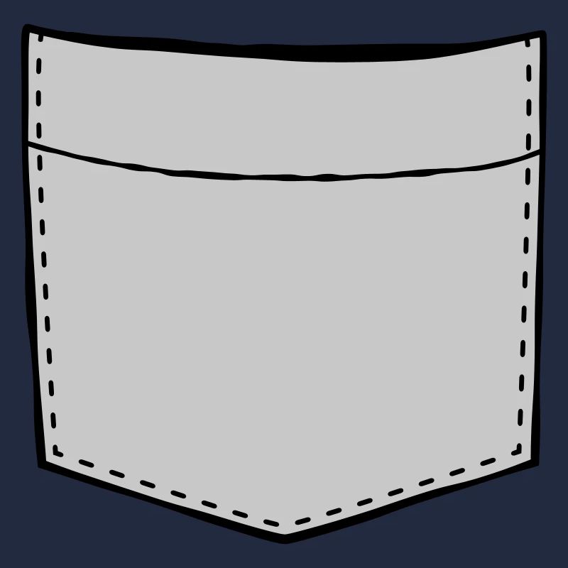 Chest pocket empty design