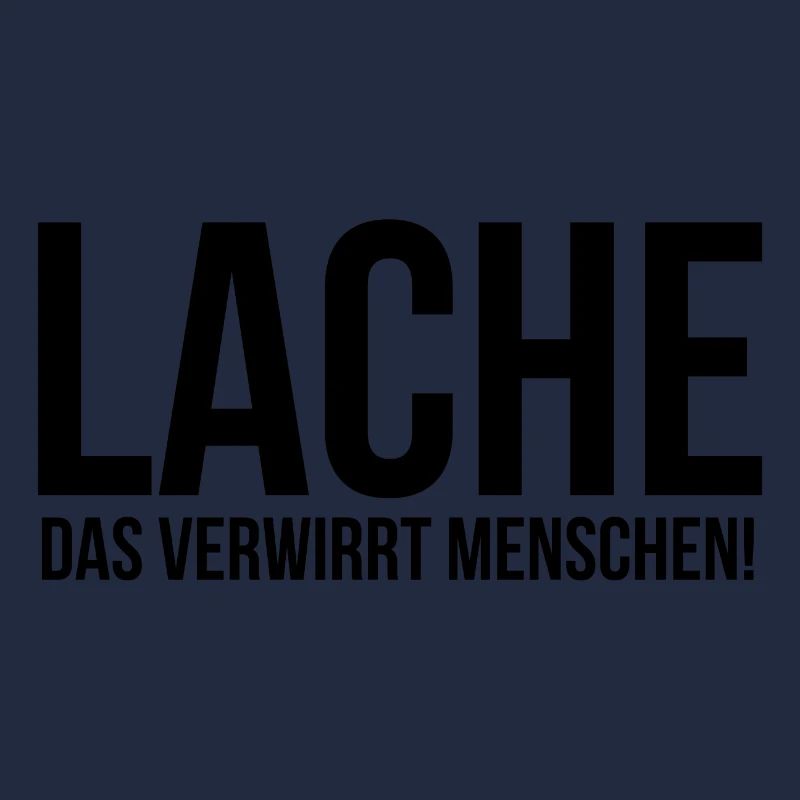 Lache das verwirrt Menschen