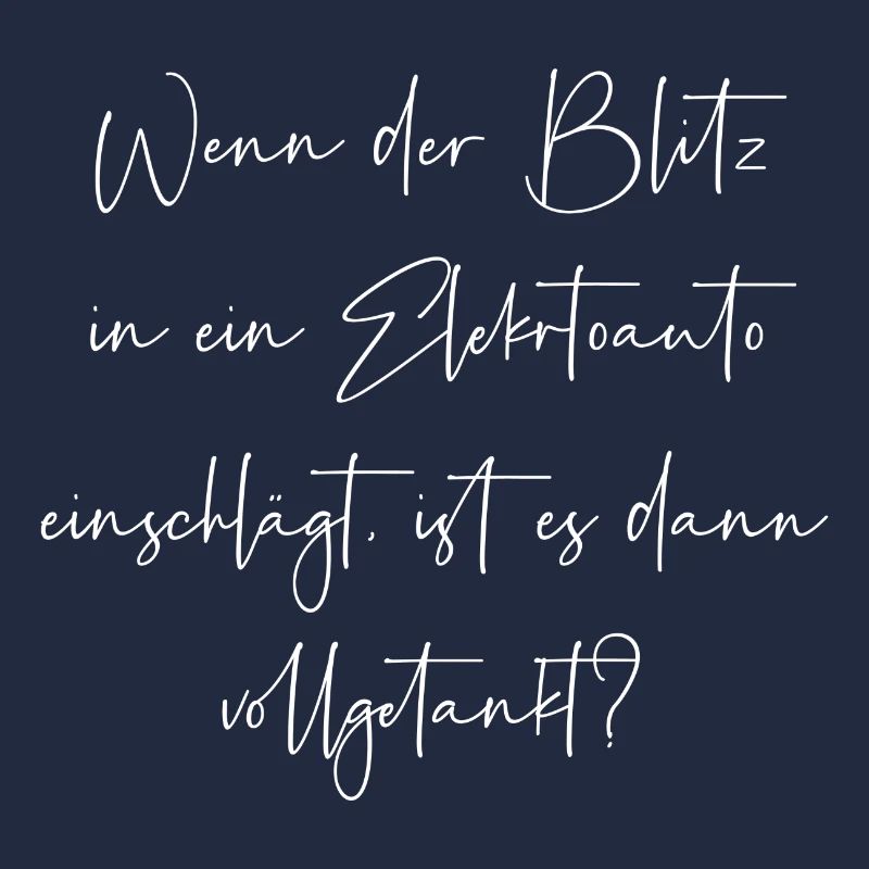 Wenn der Blitz in ein E Auto einschlägt getankt