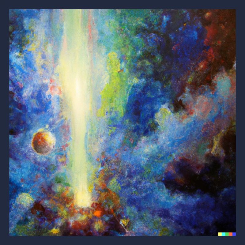 Trou blanc dans l’espace