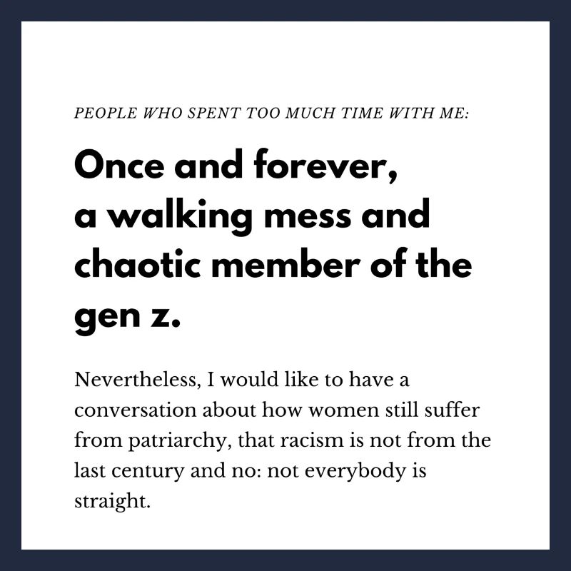 A walking mess.
