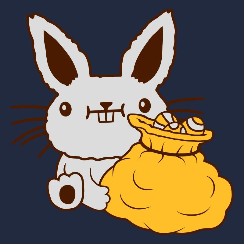 Osterhase großer Eier Sack