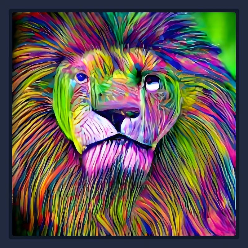 MULTI-COLOUR LION