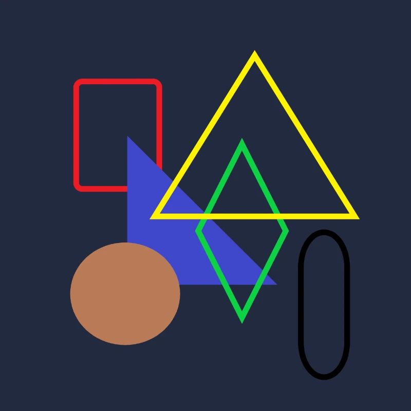 Basic Shapes Geometry Geometric Shapes Patterns