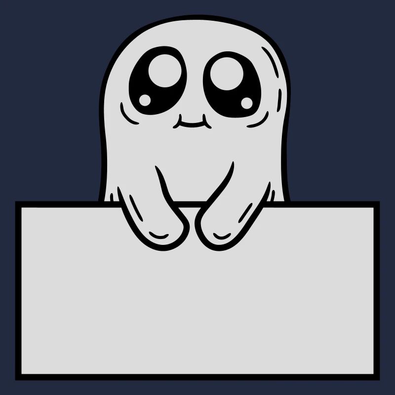 Ghost Shows Shield Cartoon