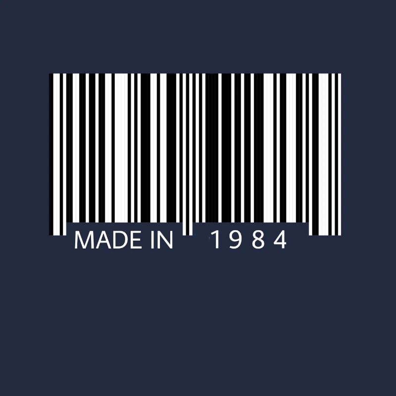 Made in 1984 Barcode Gift