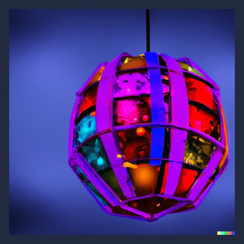 explodierende weihnachtskugel