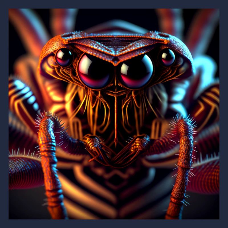 Monstres effrayants d’insectes de l’espace