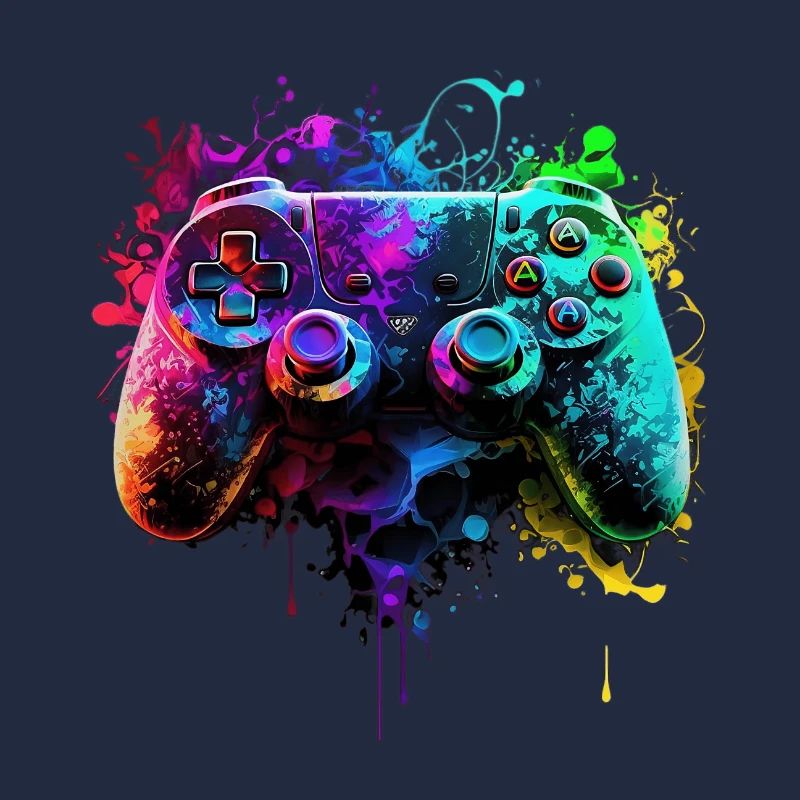 Neon Gaming Controller / Kontroller