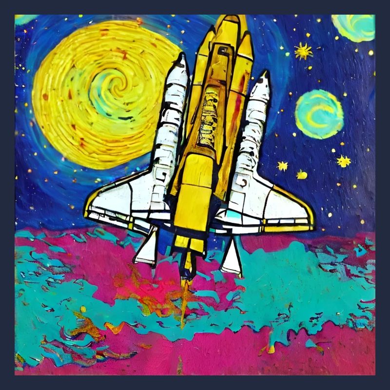navette spatiale van gogh