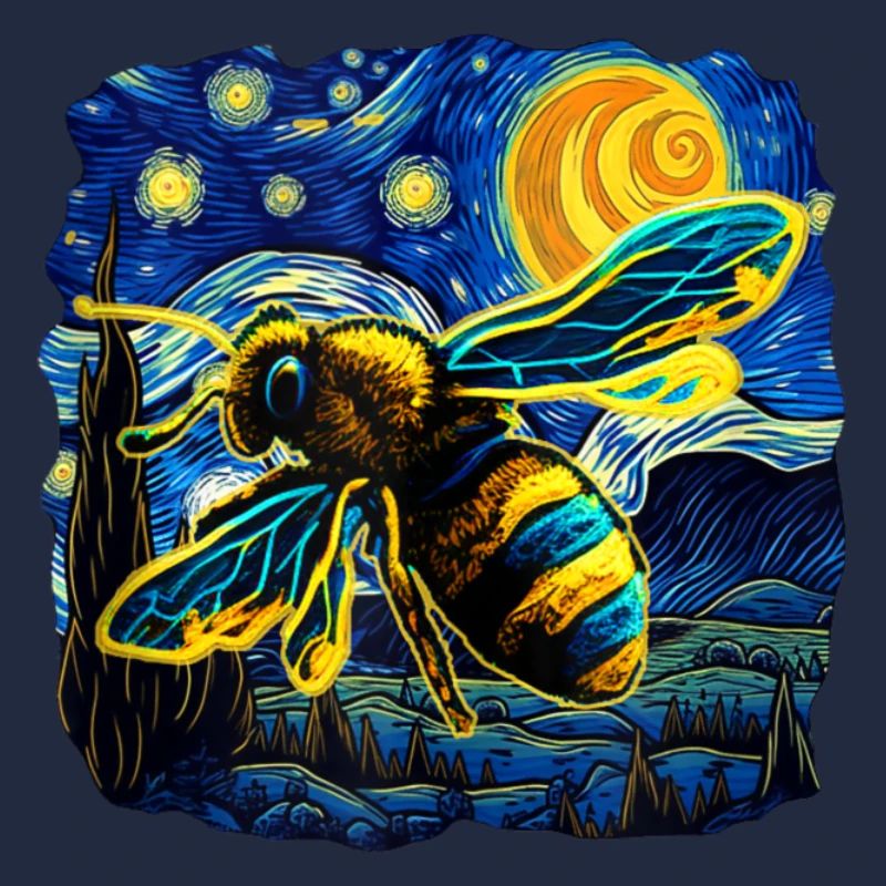 Funny Beekeeper Art Beekeeping Lover