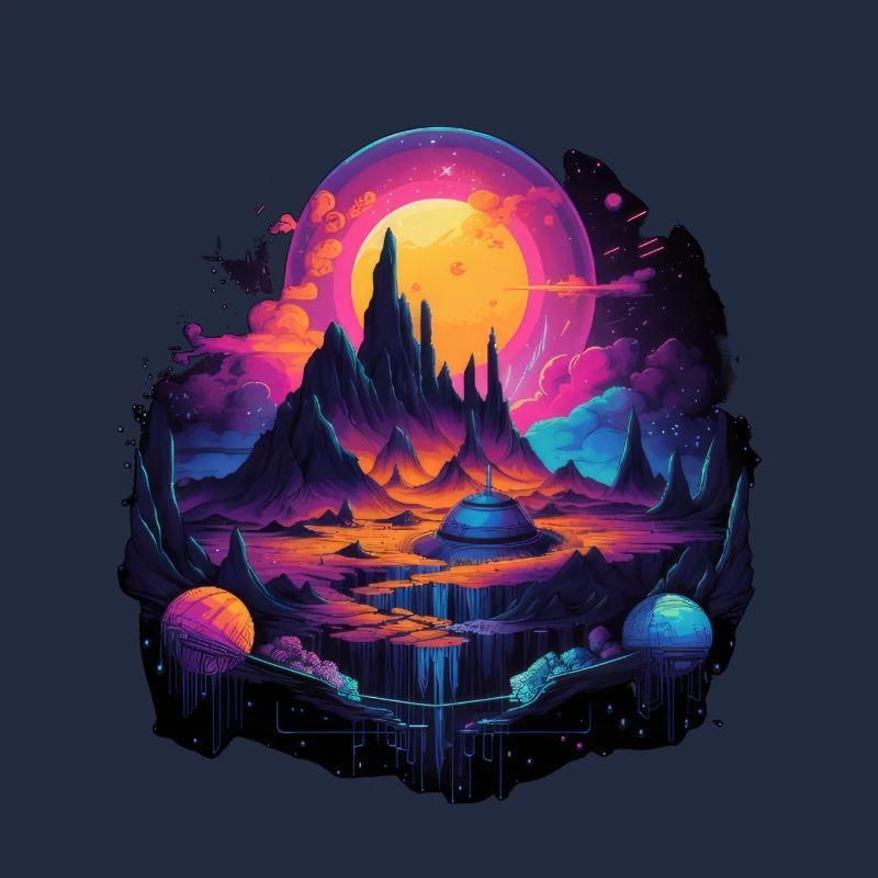 Futuristic life on planets
