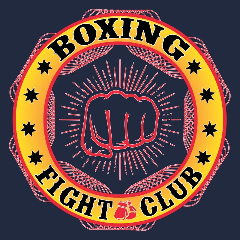 Conception de club de combat de boxe