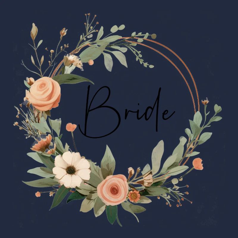 Couronne de fleurs de mariée