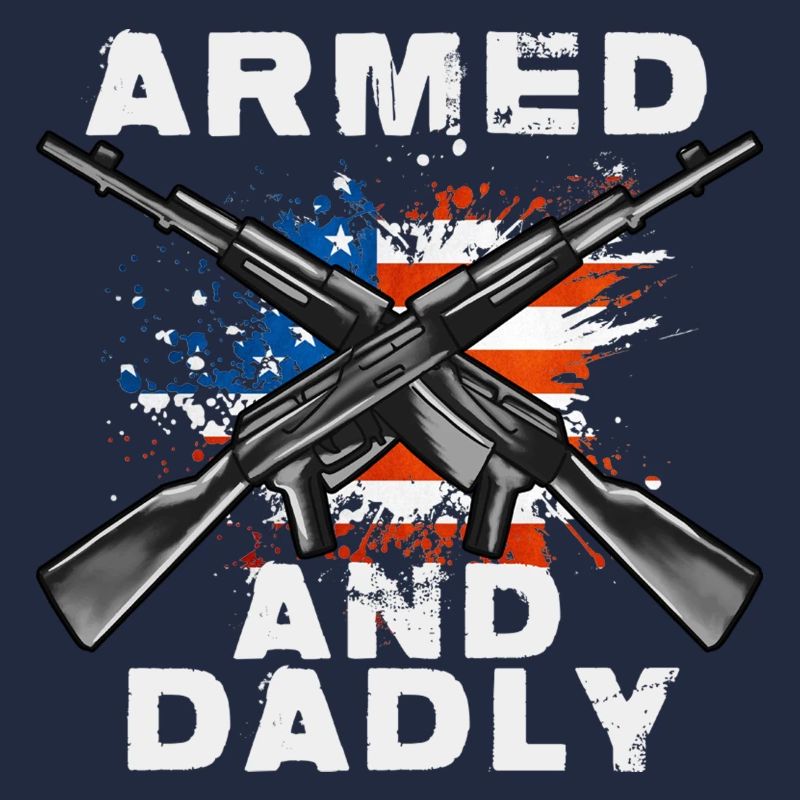 Bewaffnet und väterlich Lustige väterliche Väter