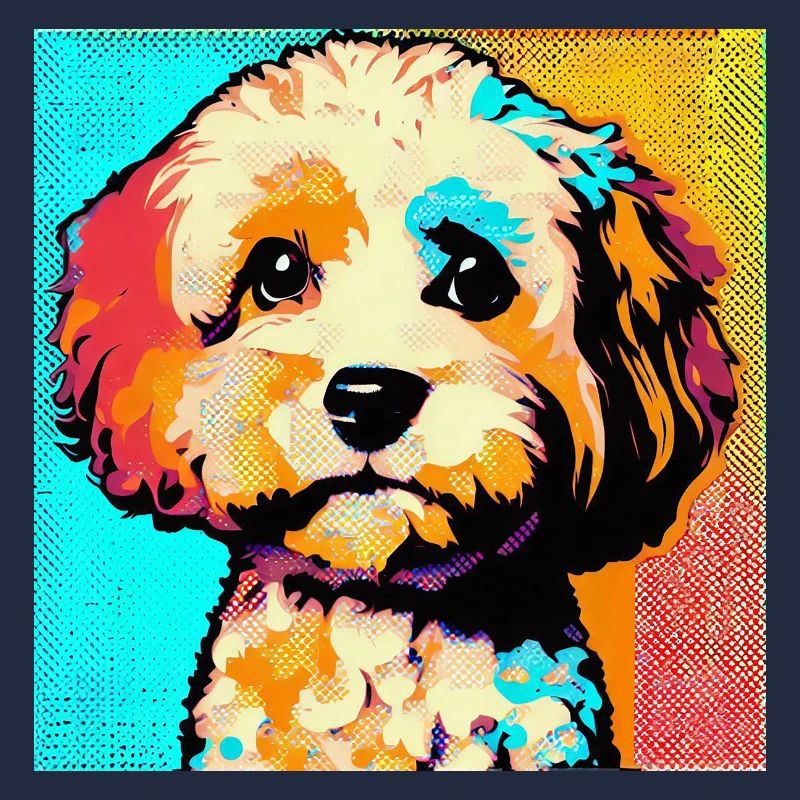 Cavapoo Pop Art