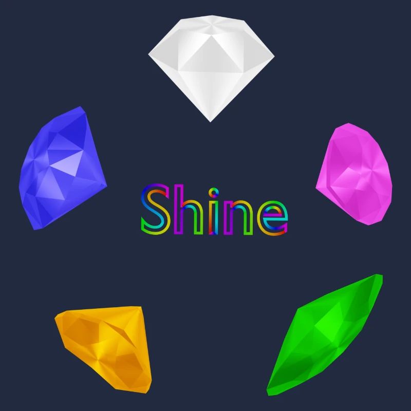 Cercle de pierre précieuse, Shine