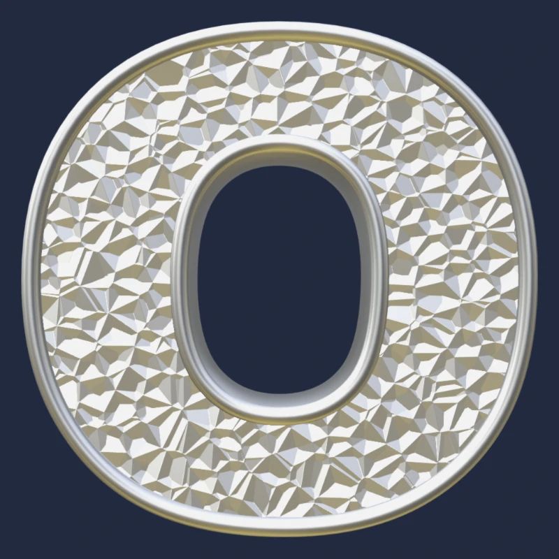 O, letter, letter O, initial, initial O, monogram,
