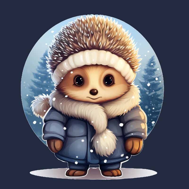 Igel im Schnee
