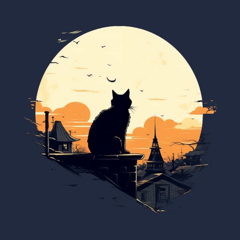 Chat solitaire