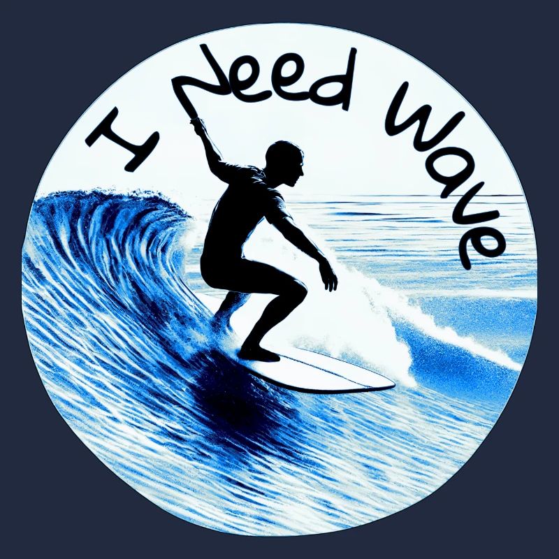 I need a wave - surfer on a board