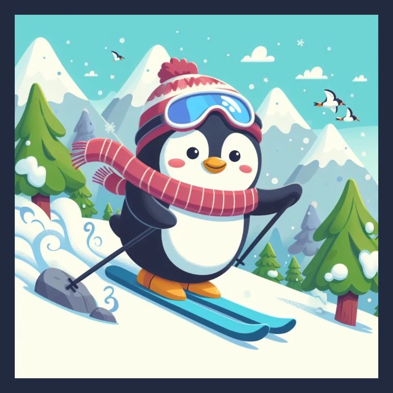 pingouin de ski