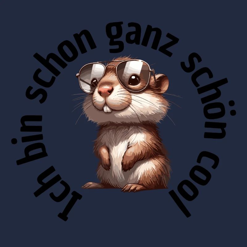 Süßer Biber mit coolen Spruch