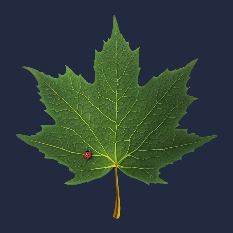 MAPLE LEAF - LADYBUG