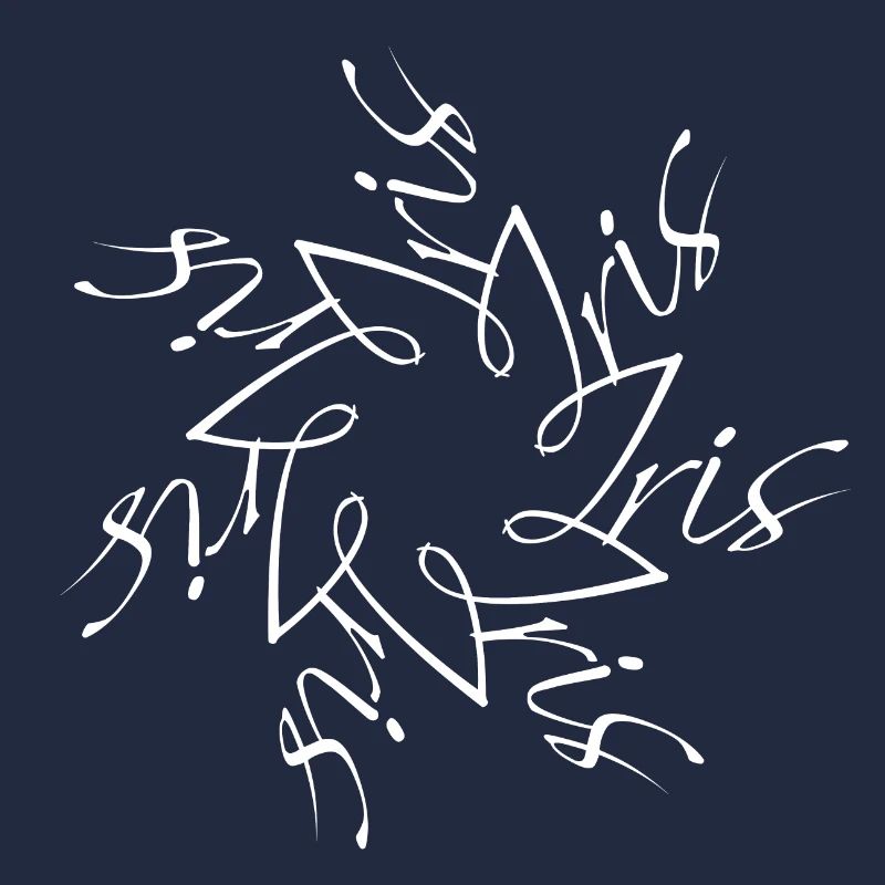 Iris Name Name Mandala