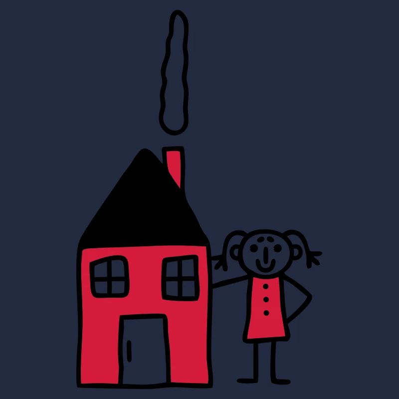 Frau am Haus - V2
