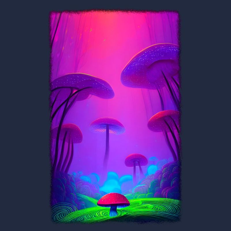 Champignon Forêt verticale 2