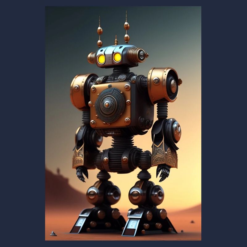 Robot Steampunk 2