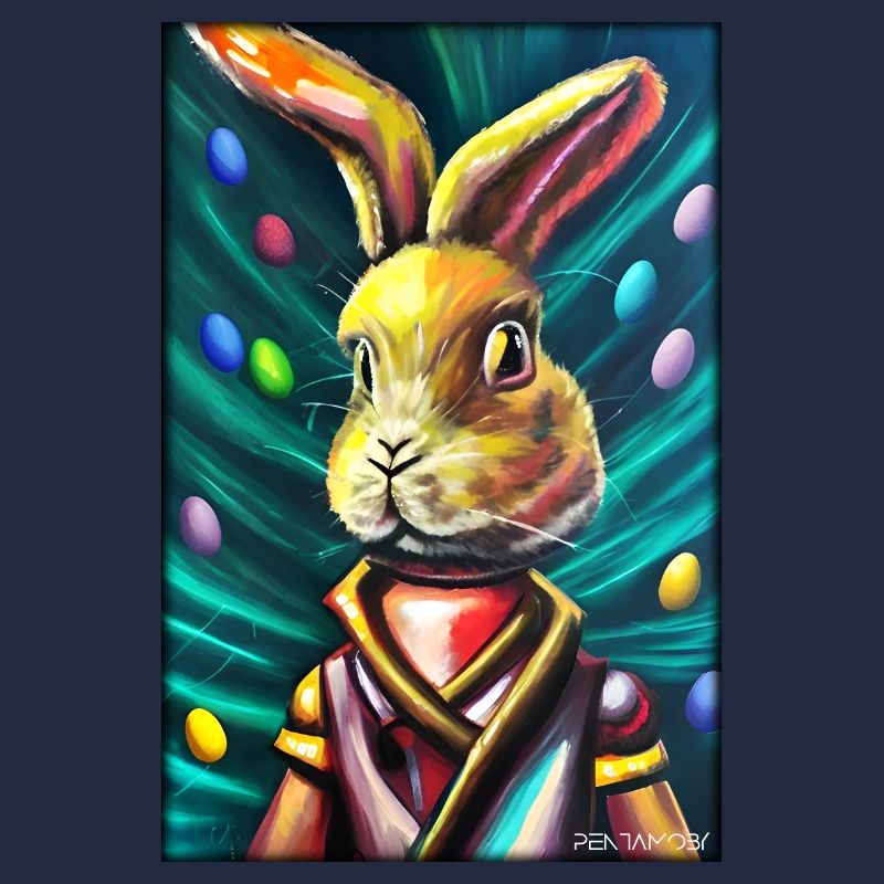 Easter Easter Cyber Future Sci-Fi Animal