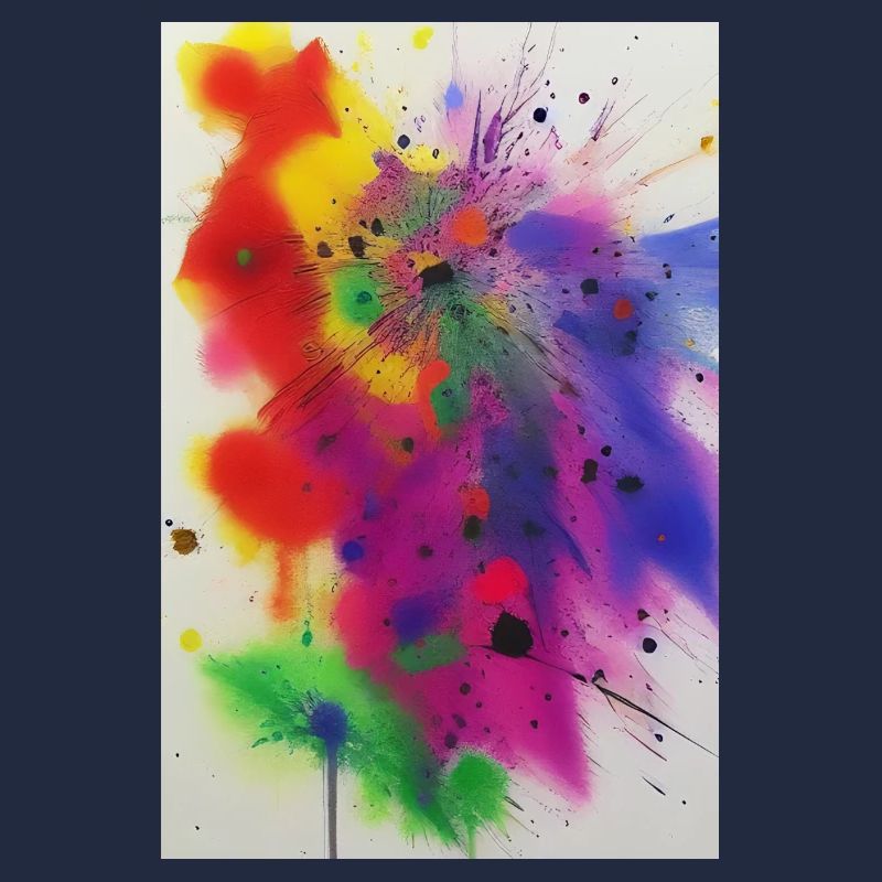 Splashes of paint