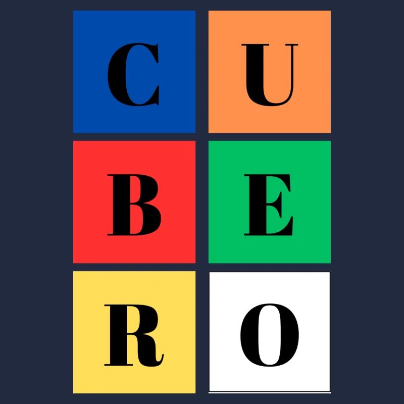 Quadratischer Eimer Farben SpeedCuber