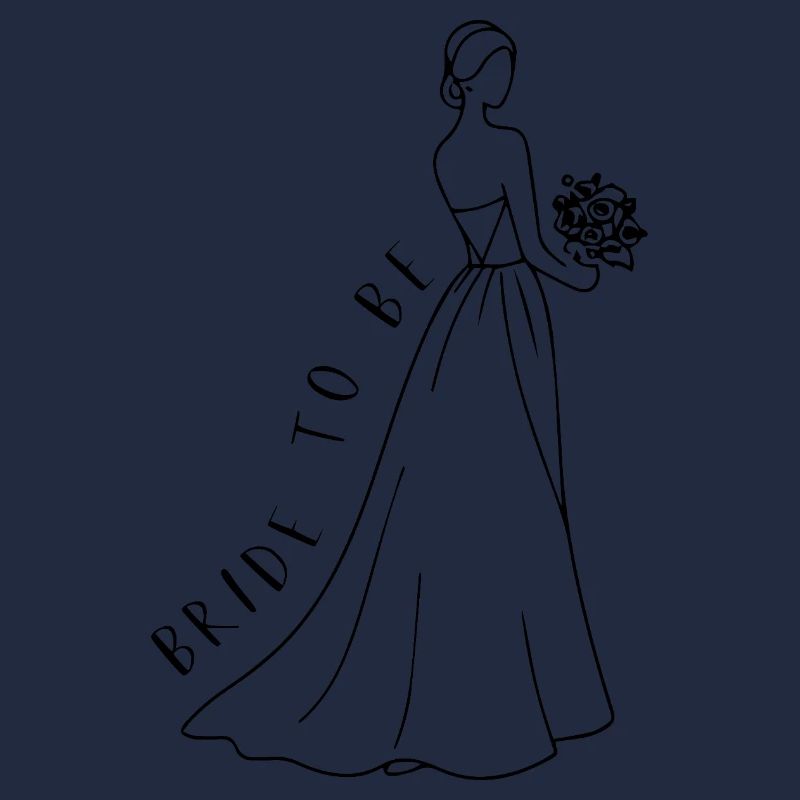 Future mariée - Illustration de mariée en filigrane