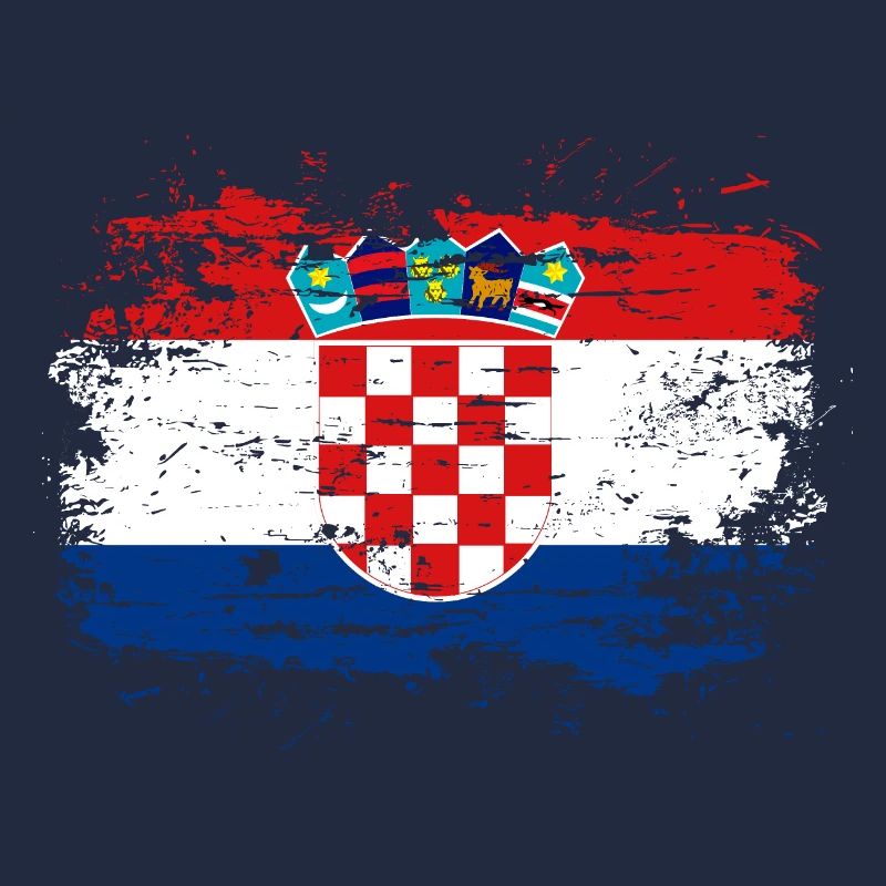 Drapeau Croatie Mer Adriatique Zagreb Drapeau croate