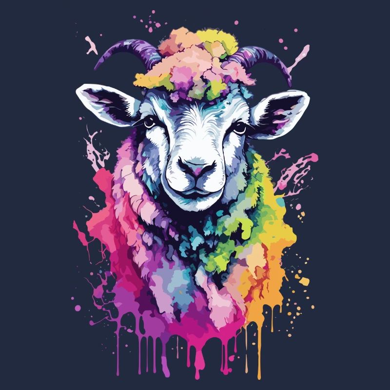 Devient cool mignon dans un design coloré et cool