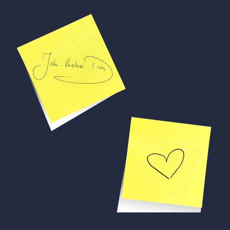 I love you, notepad, sticky note, note