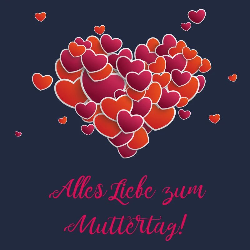 Muttertag Hearts Splash 3