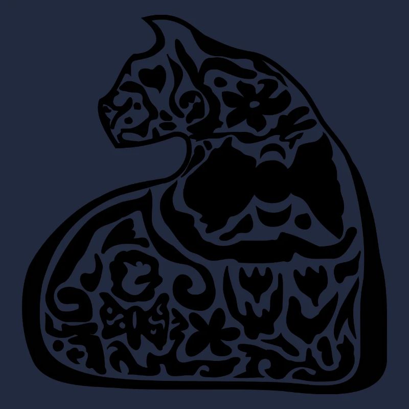 Forme de chat élégante