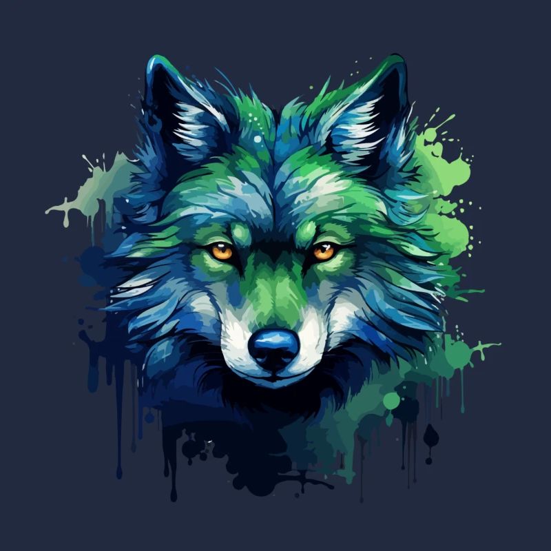 Blauer Wolf