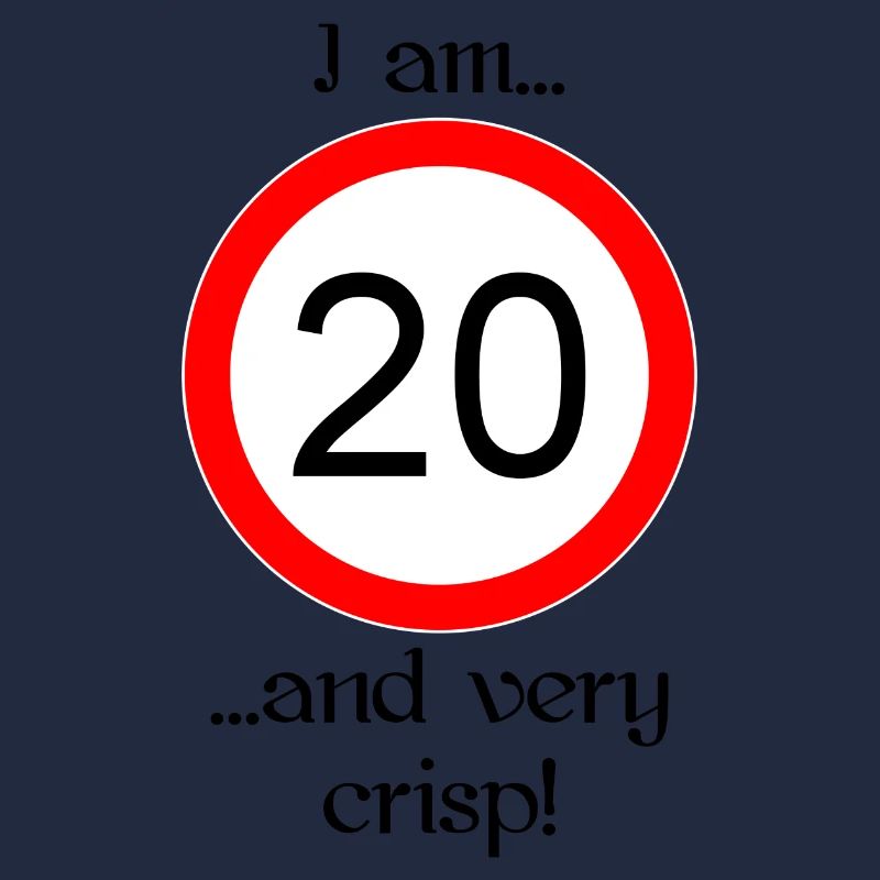 20 years very crisp script black