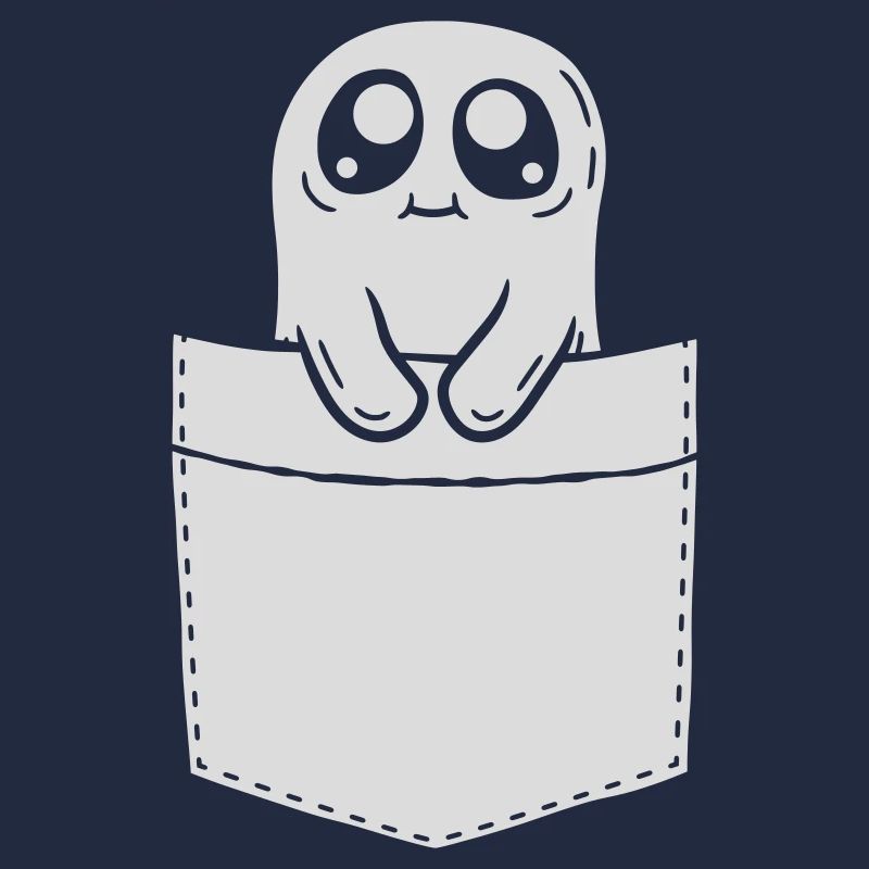 Comic Ghost Take Chest Pocket