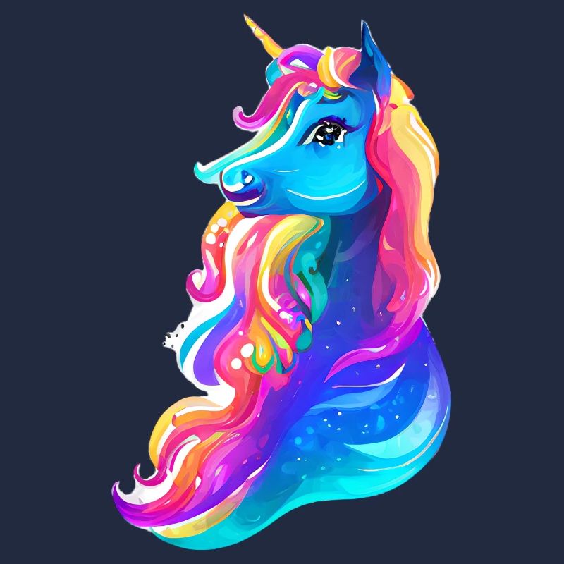 Unicorn Mädchen Einhorn Fabeltier Einhörner