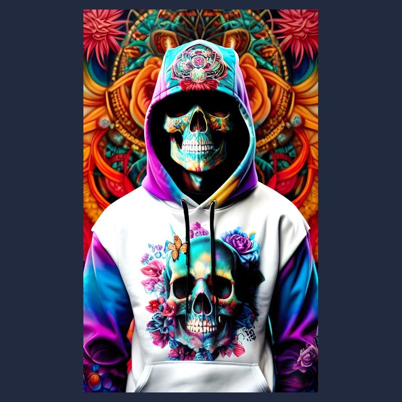 ARTWORK Hoodie Skull