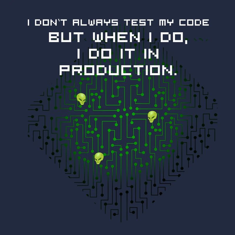 test code nerd joke spruch pc programmierer geek i